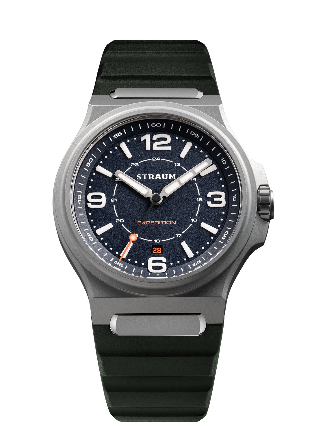 Straum Expedition Midnight Blue, FKM Rubber Dark Green