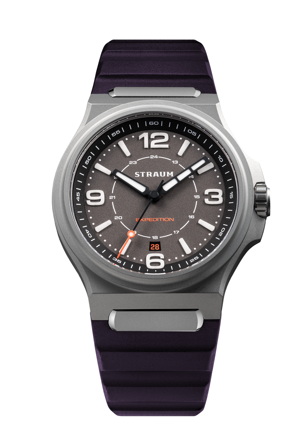 Straum Expedition Titanium Gray, FKM Rubber Purple