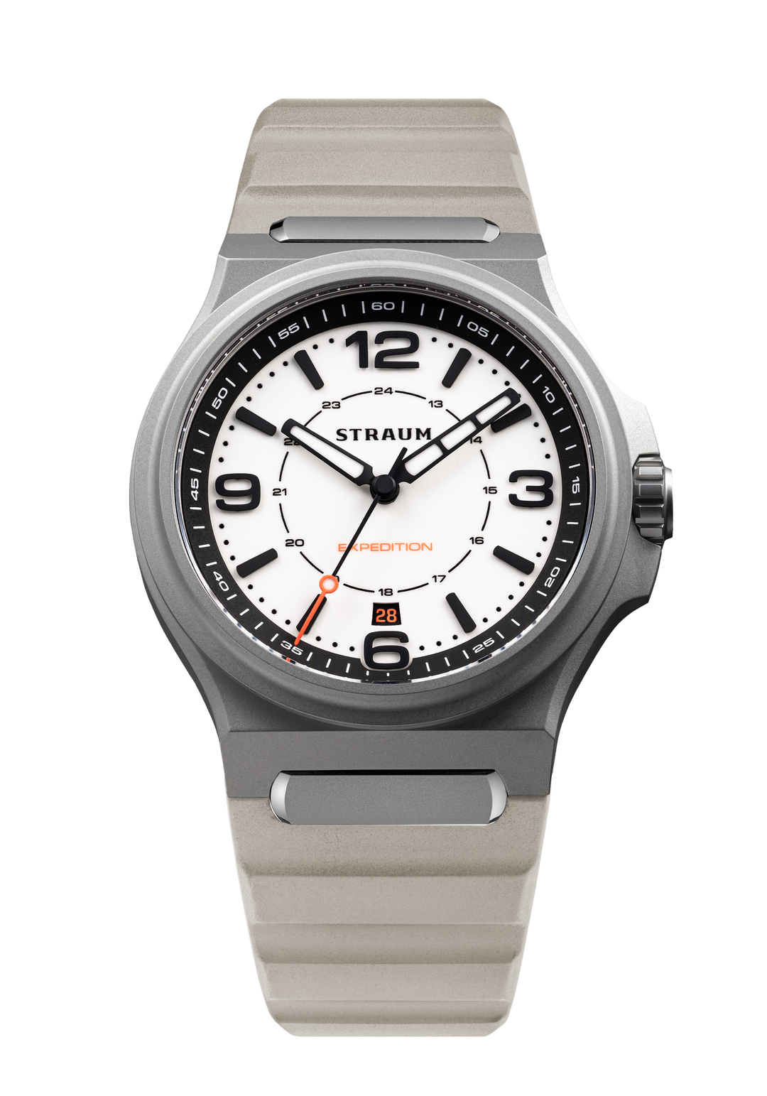 Straum Expedition White Lume, FKM Rubber Beige