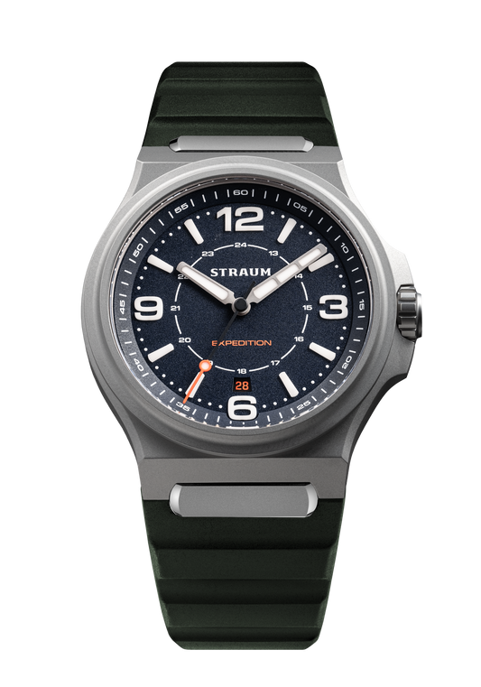 Straum Expedition Midnight Blue, FKM Rubber Dark Green