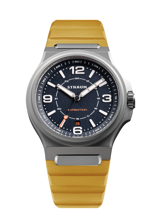 Straum Expedition Midnight Blue, FKM Rubber Yellow