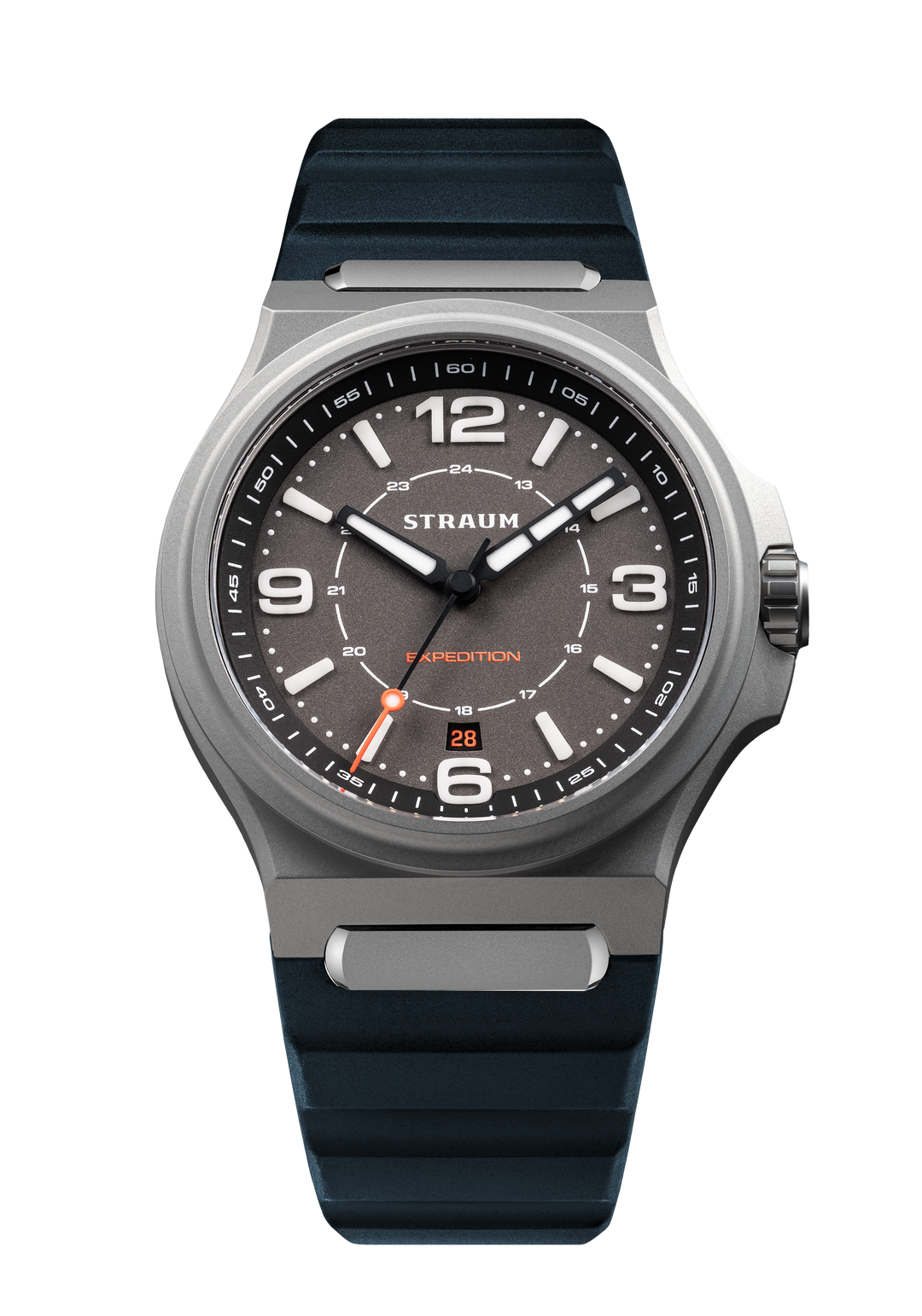 Straum Expedition Titanium Gray, FKM Rubber Dark Blue