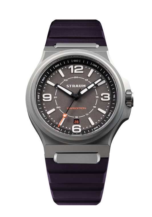 Straum Expedition Titanium Gray, FKM Rubber Purple