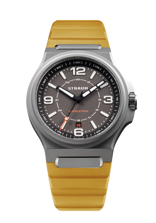 Straum Expedition Titanium Gray, FKM Rubber Yellow