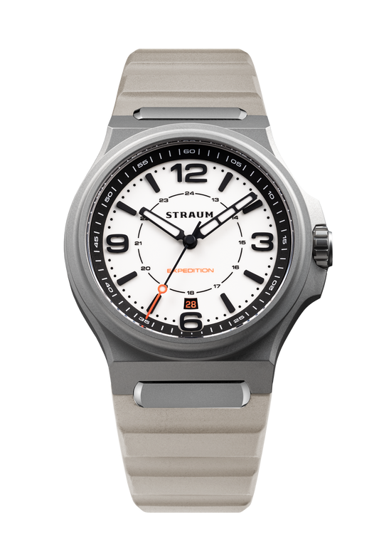Straum Expedition White Lume, FKM Rubber Beige