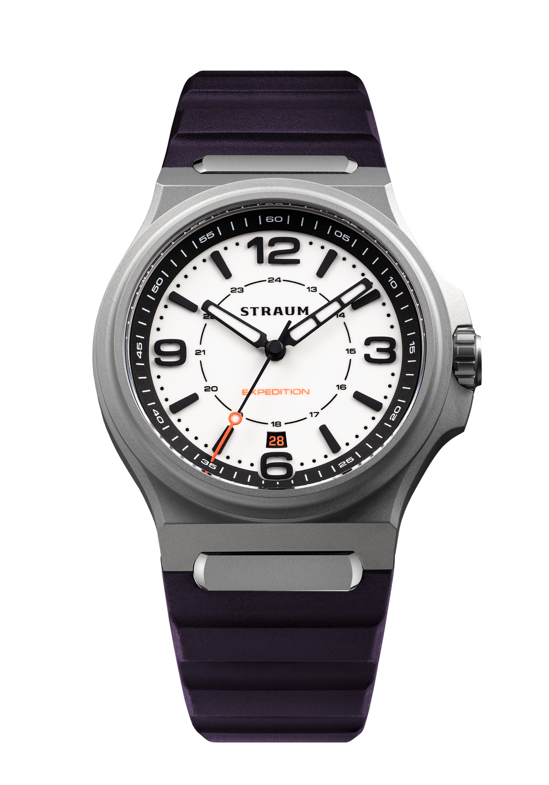 Straum Expedition White Lume, FKM Rubber Purple