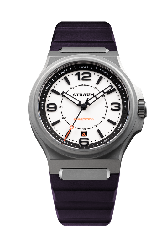 Straum Expedition White Lume, FKM Rubber Purple