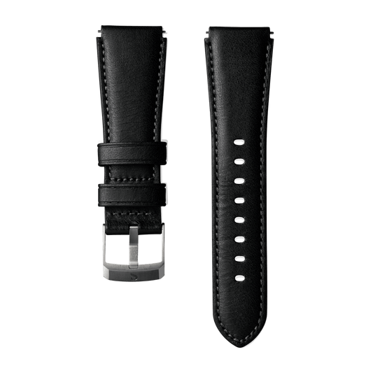 Opphav Black Leather Strap